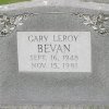 Bevan Gary Leroy 1948-1981 USA Grabstein